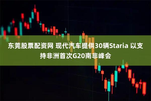 东莞股票配资网 现代汽车提供30辆Staria 以支持非洲首次G20南非峰会